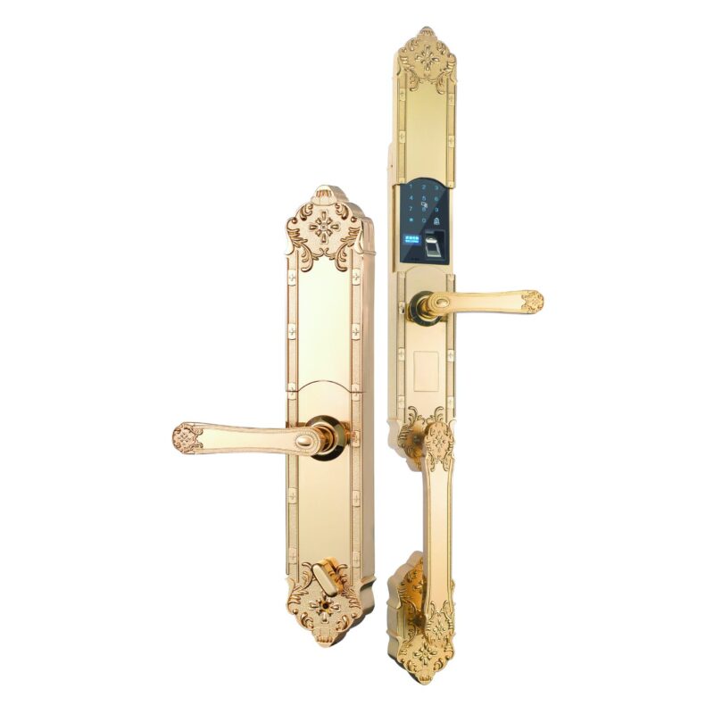 KHÓA VÂN TAY ĐẠI SẢNH HUBERT HB DS77 GOLD