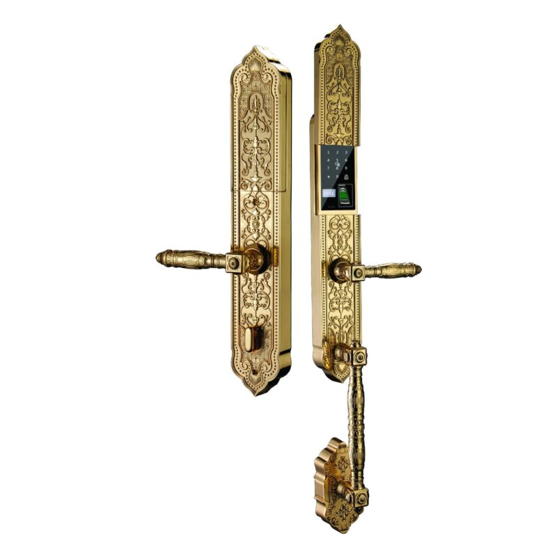 KHÓA VÂN TAY ĐẠI SẢNH HUBERT HB DSI8 EU GOLD 24K