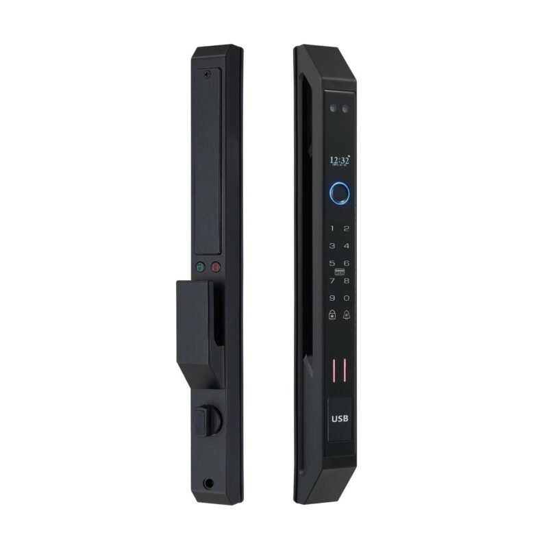 KHÓA VÂN TAY CỬA NHÔM HUBERT HB CNI7 EU BLACK