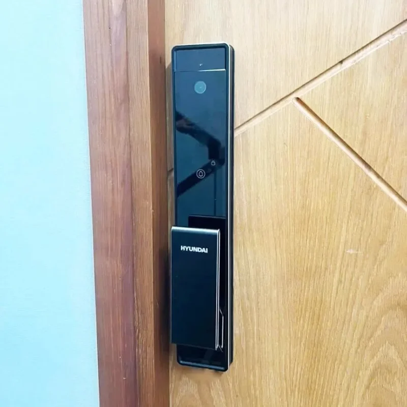 KHOÁ VÂN TAY CỬA GỖ HYUNDAI HY-SLA909F BLACK 3 KHOÁ VÂN TAY CỬA GỖ HYUNDAI HY-SLA909F BLACK
