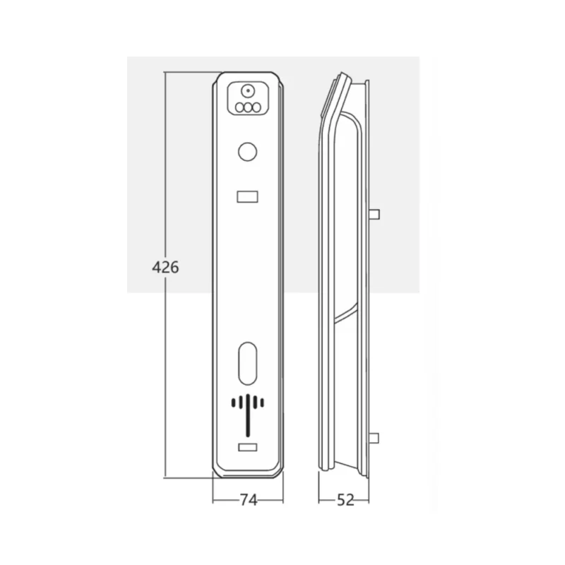 KHOÁ VÂN TAY CỬA GỖ HYUNDAI HY-SLA808F BLACK 17 KHOÁ VÂN TAY CỬA GỖ HYUNDAI HY-SLA808F BLACK
