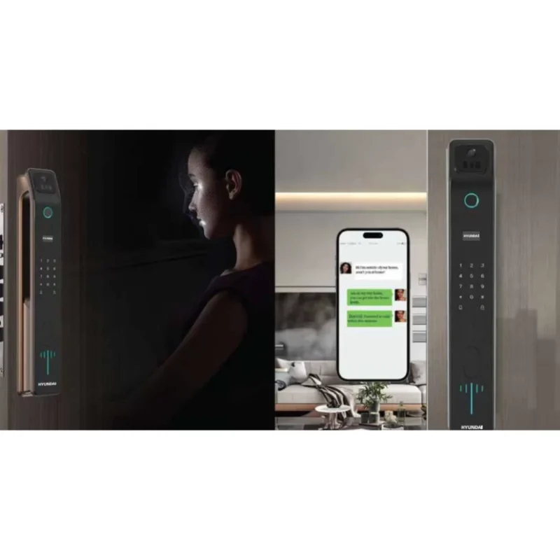 KHOÁ VÂN TAY CỬA GỖ HYUNDAI HY-SLA808F AMBER GOLD 3 KHOÁ VÂN TAY CỬA GỖ HYUNDAI HY-SLA808F AMBER GOLD