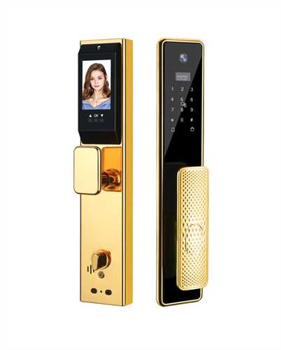 KHÓA VÂN TAY CỬA GỖ HUBERT HB CG99 GOLD 24K