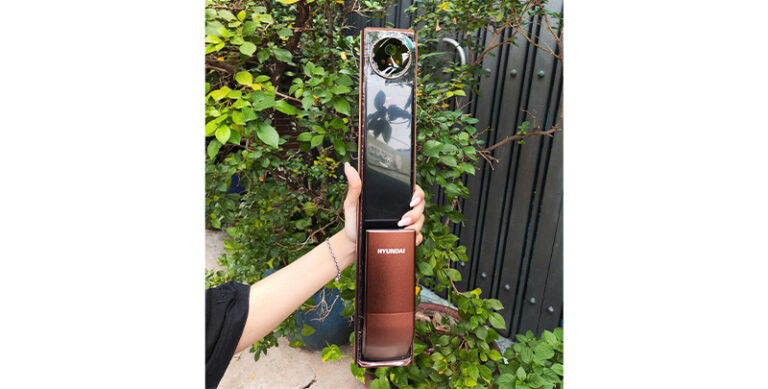 KHOÁ VÂN TAY CỬA GỖ HYUNDAI HY-SLA911F AMBER GOLD 6 KHOÁ VÂN TAY CỬA GỖ HYUNDAI HY-SLA911F AMBER GOLD