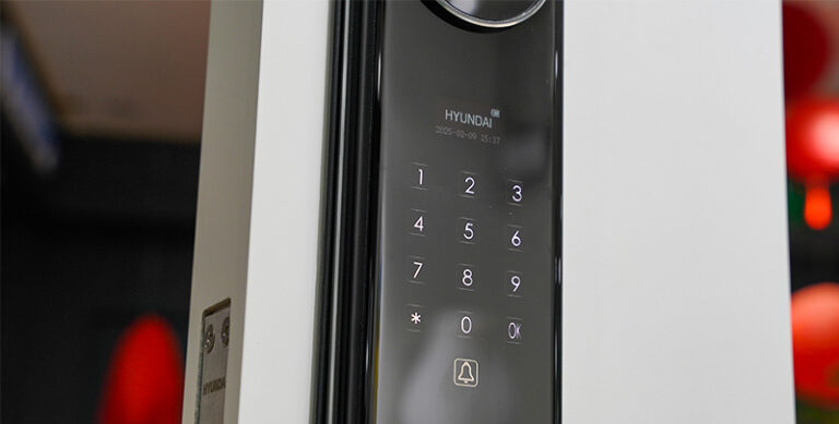 KHOÁ VÂN TAY CỬA GỖ HYUNDAI HY-SLA911F BLACK 8 KHOÁ VÂN TAY CỬA GỖ HYUNDAI HY-SLA911F BLACK