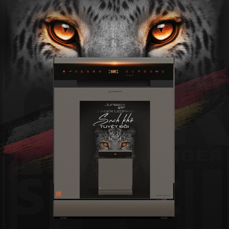 MÁY RỬA BÁT JUNGER LEOPARD DWJ-163-MS