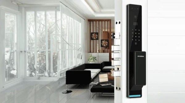 KHOÁ VÂN TAY CỬA GỖ HYUNDAI HY-SLA909F BLACK 2 KHOÁ VÂN TAY CỬA GỖ HYUNDAI HY-SLA909F BLACK