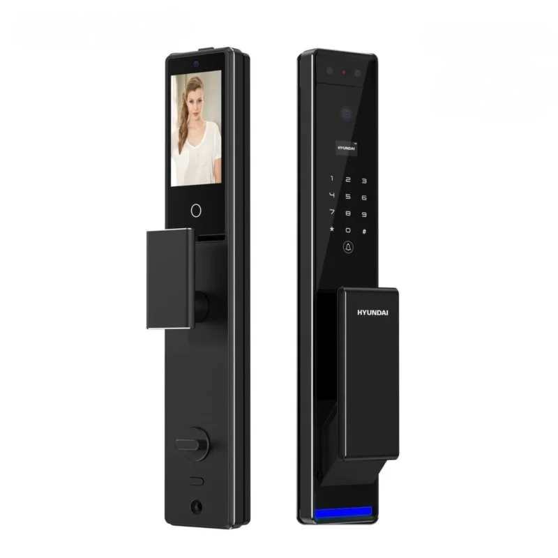 KHOÁ VÂN TAY CỬA GỖ HYUNDAI HY-SLA909F BLACK