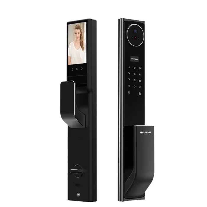 KHOÁ VÂN TAY CỬA GỖ HYUNDAI HY-SLA911F BLACK
