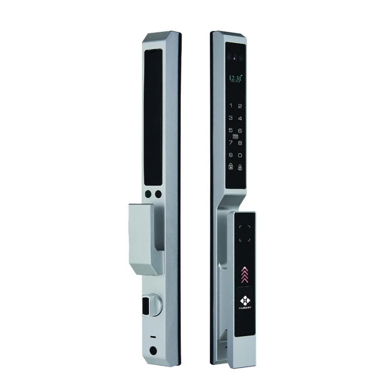 KHÓA VÂN TAY CỬA NHÔM HUBERT HB CNI6 TITAN EU SILVER