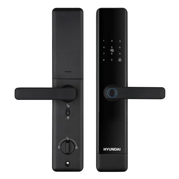 KHÓA VÂN TAY CỬA NHÔM HYUNDAI HY-SL007 BLACK