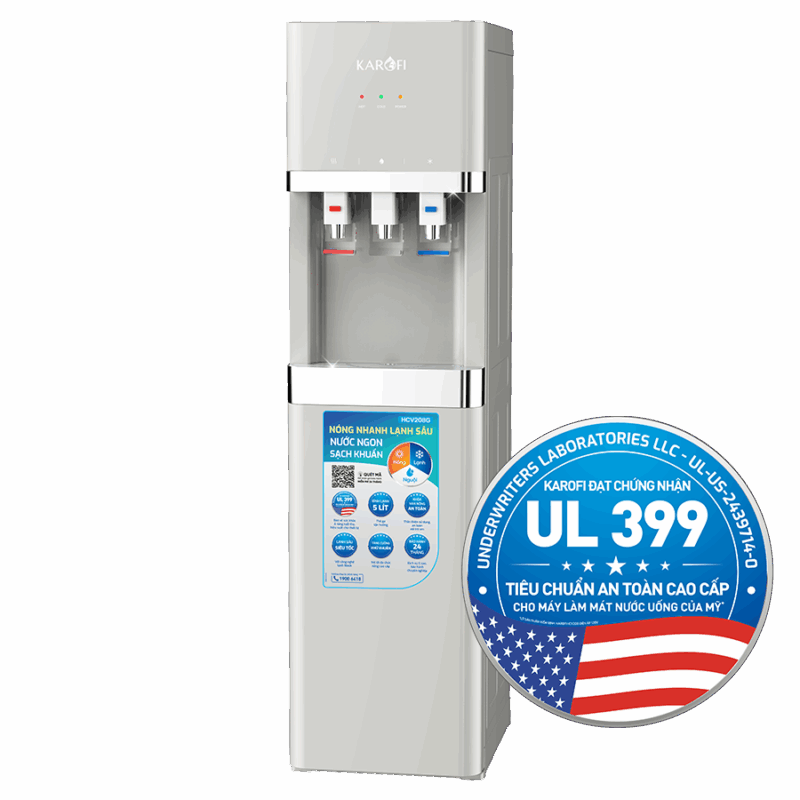 MÁY LỌC NƯỚC NÓNG LẠNH KAROFI HCV208G