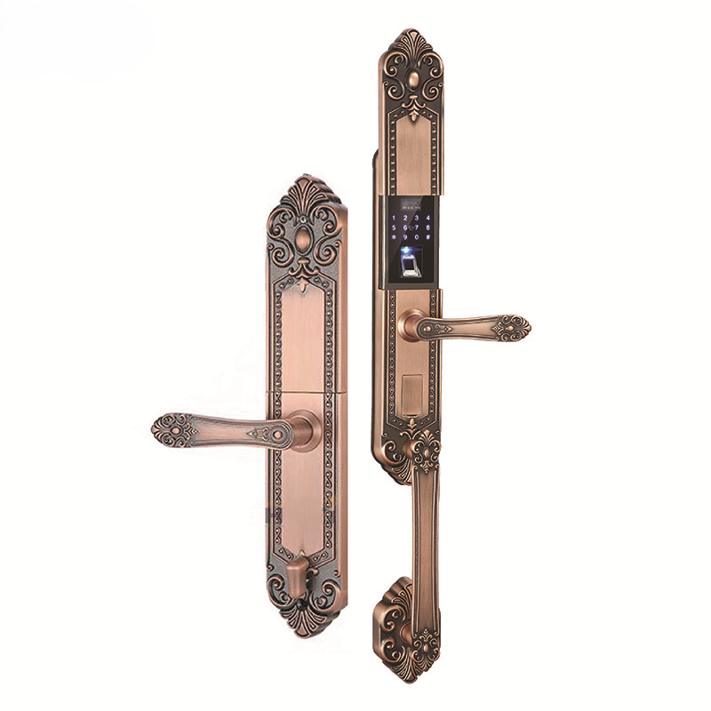 KHÓA VÂN TAY ĐẠI SẢNH HUBERT HB DS77 COPPER