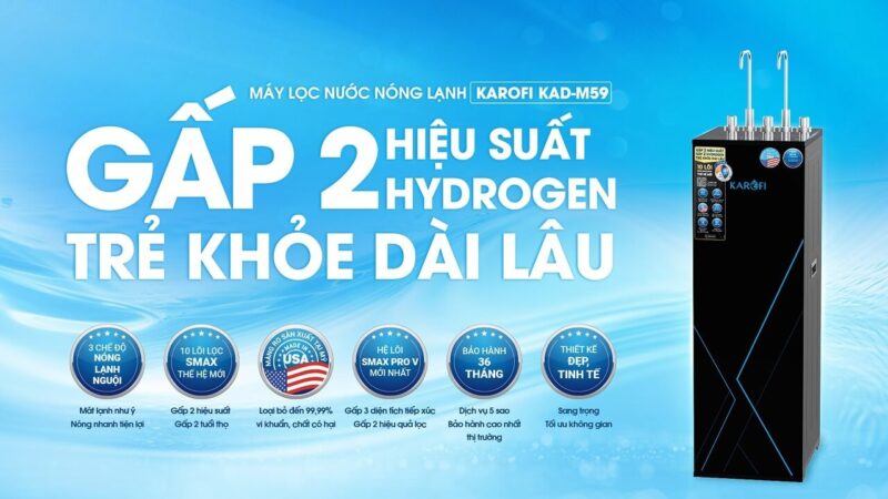 MÁY LỌC NƯỚC KAROFI KAD-M59 4 MÁY LỌC NƯỚC KAROFI KAD-M59