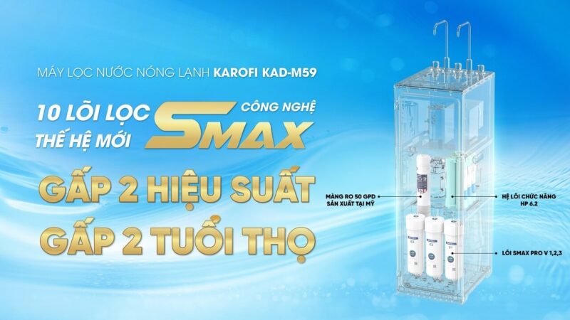 MÁY LỌC NƯỚC KAROFI KAD-M59 29 MÁY LỌC NƯỚC KAROFI KAD-M59