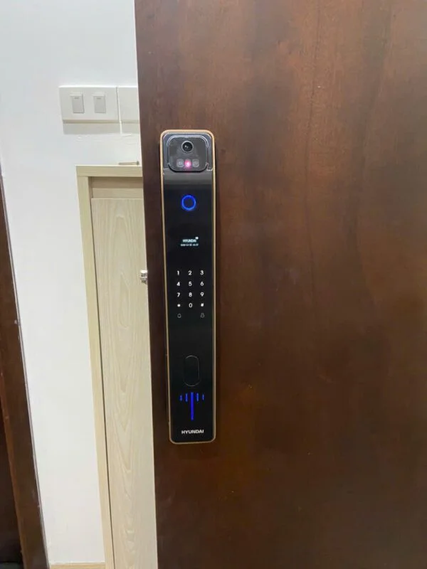 KHOÁ VÂN TAY CỬA GỖ HYUNDAI HY-SLA808F AMBER GOLD 7 KHOÁ VÂN TAY CỬA GỖ HYUNDAI HY-SLA808F AMBER GOLD