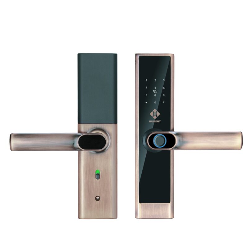 KHÓA VÂN TAY CỬA GỖ HUBERT HB CG39 MINI COPPER