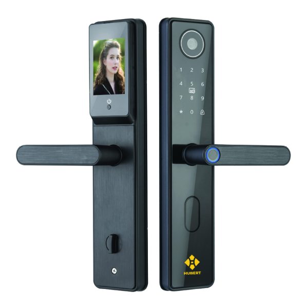 KHÓA VÂN TAY CỬA GỖ HUBERT HB CG66 BLACK