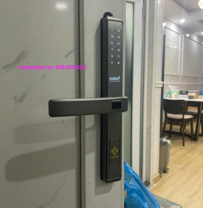 KHÓA VÂN TAY CỬA NHÔM HUBERT HB CN77 GRAY 5 KHÓA VÂN TAY CỬA NHÔM HUBERT HB CN77 GRAY