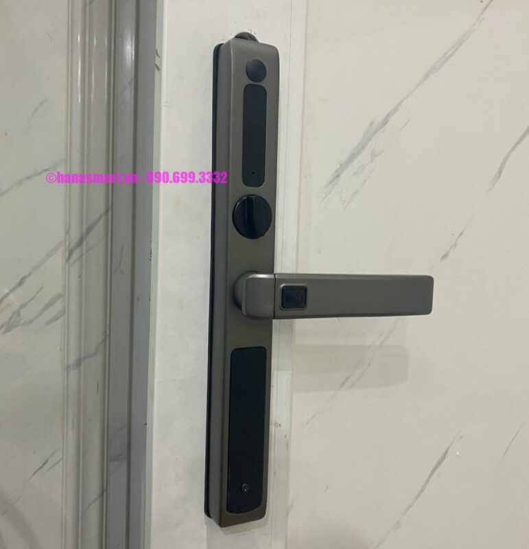 KHÓA VÂN TAY CỬA NHÔM HUBERT HB CN77 GRAY 22 KHÓA VÂN TAY CỬA NHÔM HUBERT HB CN77 GRAY