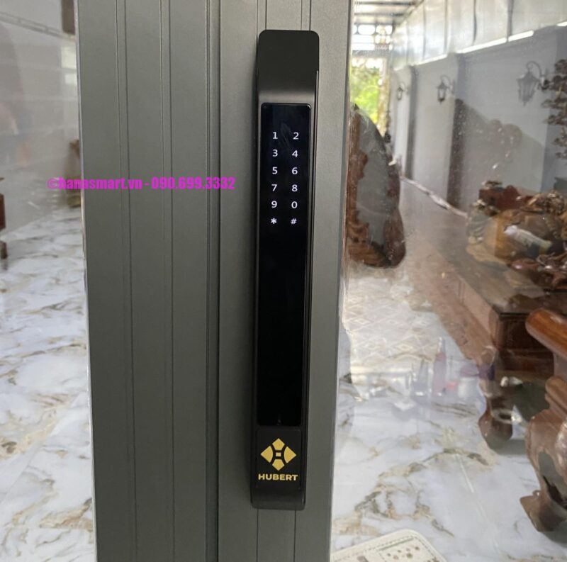 KHÓA VÂN TAY CỬA NHÔM HUBERT HB CN79 BLACK WIFI 18 KHÓA VÂN TAY CỬA NHÔM HUBERT HB CN79 BLACK WIFI