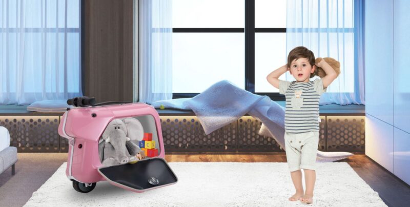 VALI ĐIỆN TRẺ EM HOMESHEEL AIRWHEEL SQ-3 HỒNG