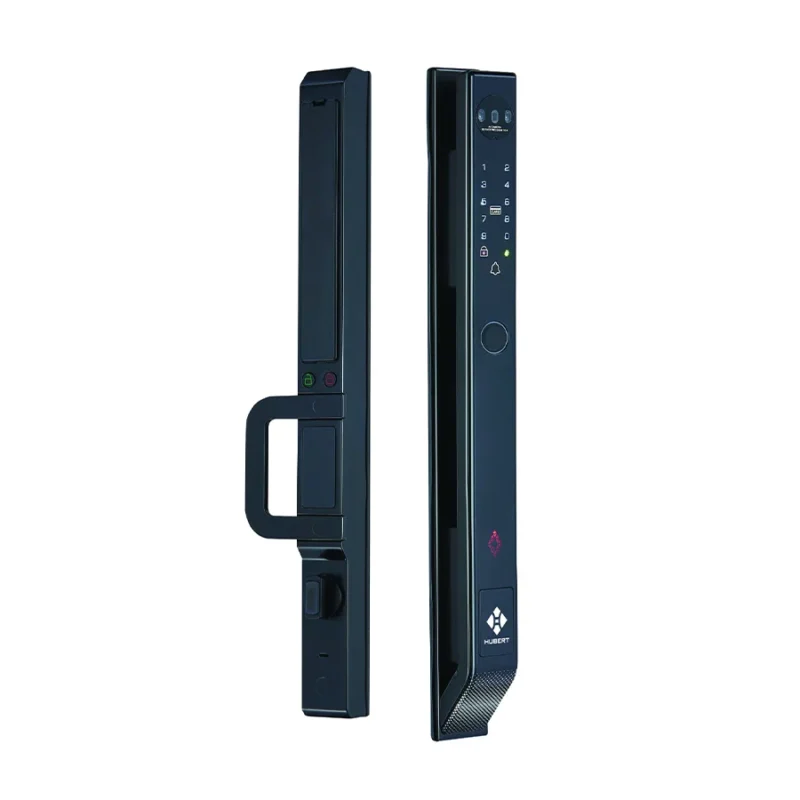 KHÓA VÂN TAY CỬA NHÔM HUBERT HB CN78F BLACK