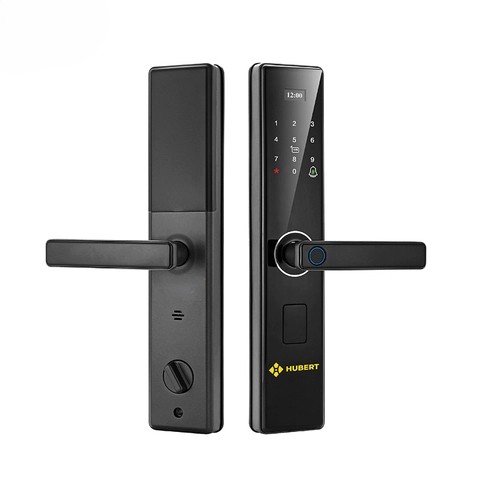 KHÓA VÂN TAY CỬA GỖ HUBERT HB CG62 NANO BLACK