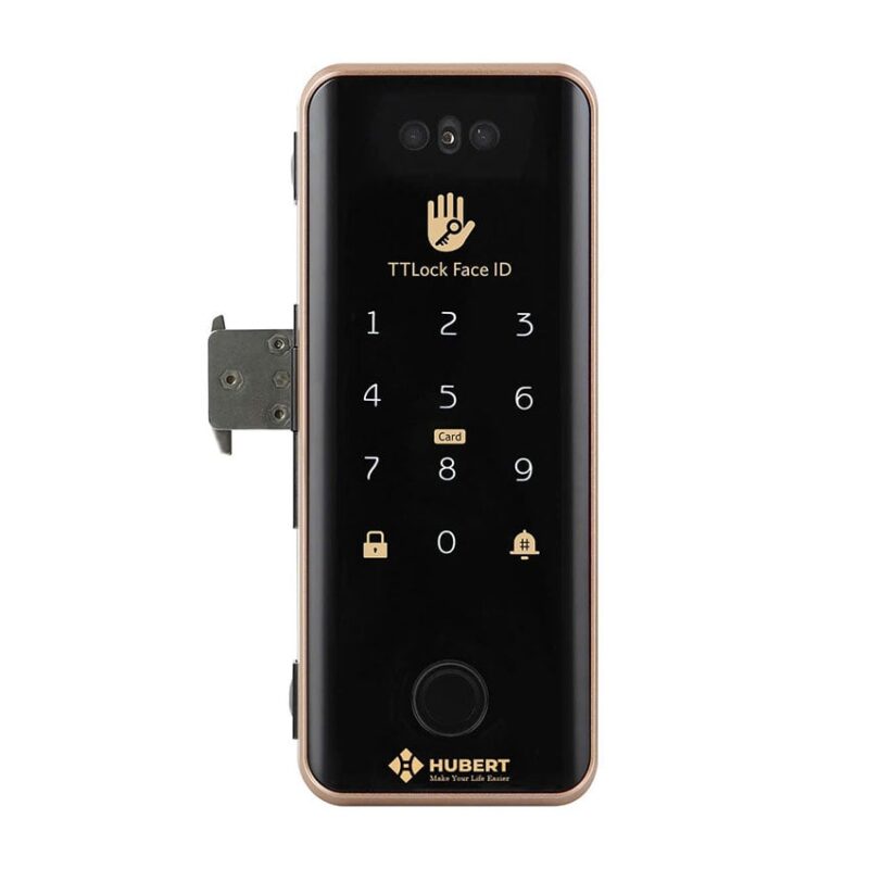 KHÓA CỬA KÍNH ĐIỆN TỬ HUBERT HB CK79F BLACK