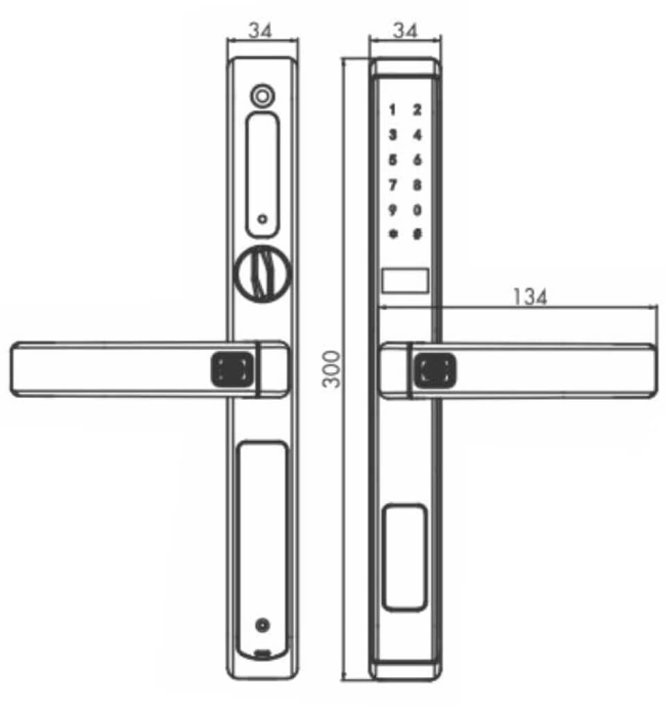 KHÓA VÂN TAY CỬA NHÔM HUBERT HB CN77 GRAY 2 KHÓA VÂN TAY CỬA NHÔM HUBERT HB CN77 GRAY