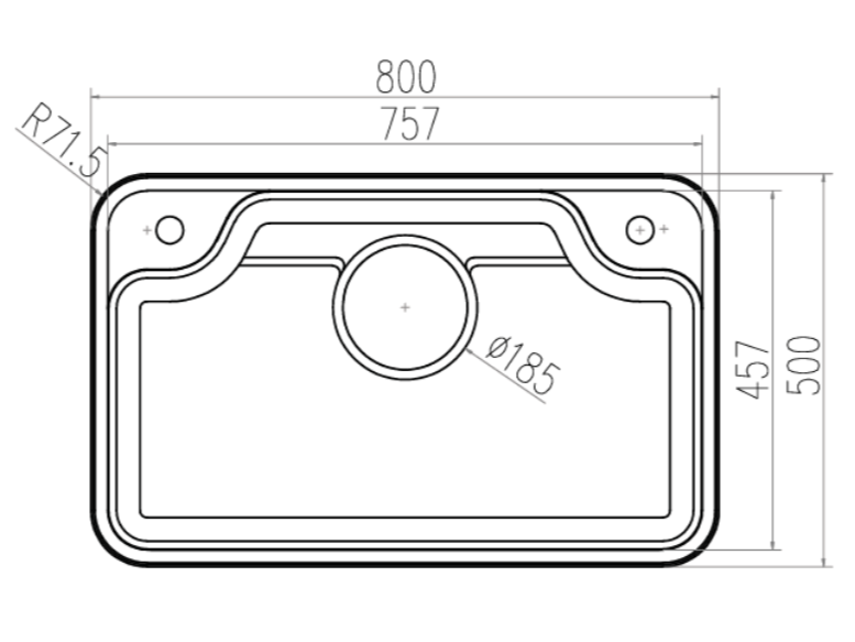 CHẬU RỬA BÁT GRANDX GX8050JP HIKARI 6 CHẬU RỬA BÁT GRANDX GX8050JP HIKARI