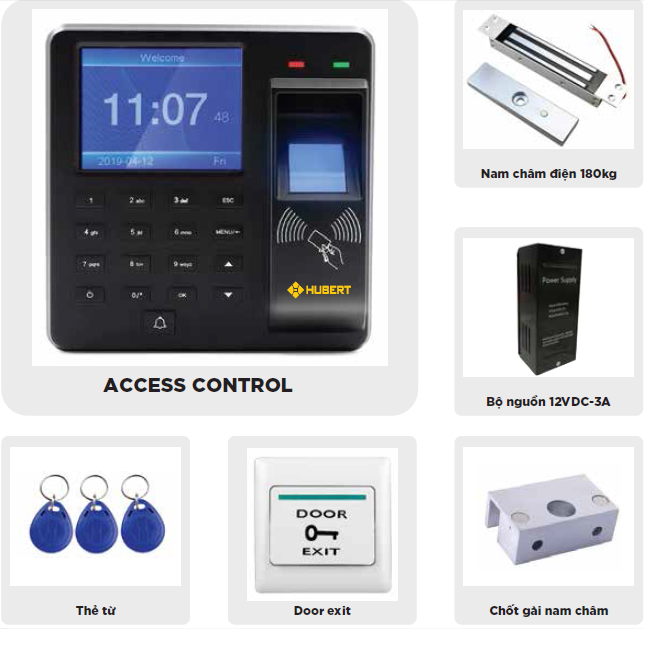 HỆ THỐNG KIỂM SOÁT RA VÀO HUBERT HB AC50