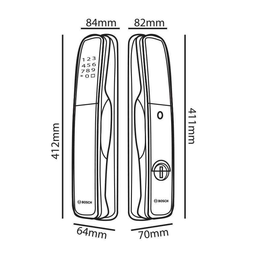 KHÓA VÂN TAY BOSCH EL800X EU BLACK 21 KHÓA VÂN TAY BOSCH EL800X EU BLACK