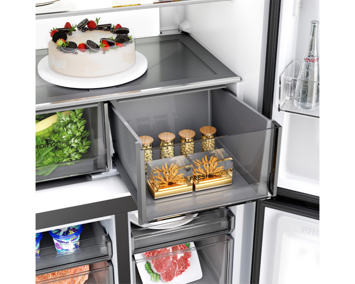 TỦ LẠNH AQUA INVERTER 660 LÍT AQR-M727XA(GS)U1 4 TỦ LẠNH AQUA INVERTER 660 LÍT AQR-M727XA(GS)U1