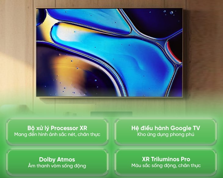 GOOGLE TIVI OLED SONY 4K 65 INCH K-65XR80 21 GOOGLE TIVI OLED SONY 4K 65 INCH K-65XR80