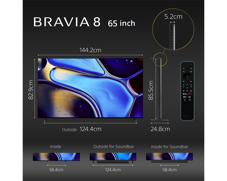 GOOGLE TIVI OLED SONY 4K 65 INCH K-65XR80 8 GOOGLE TIVI OLED SONY 4K 65 INCH K-65XR80