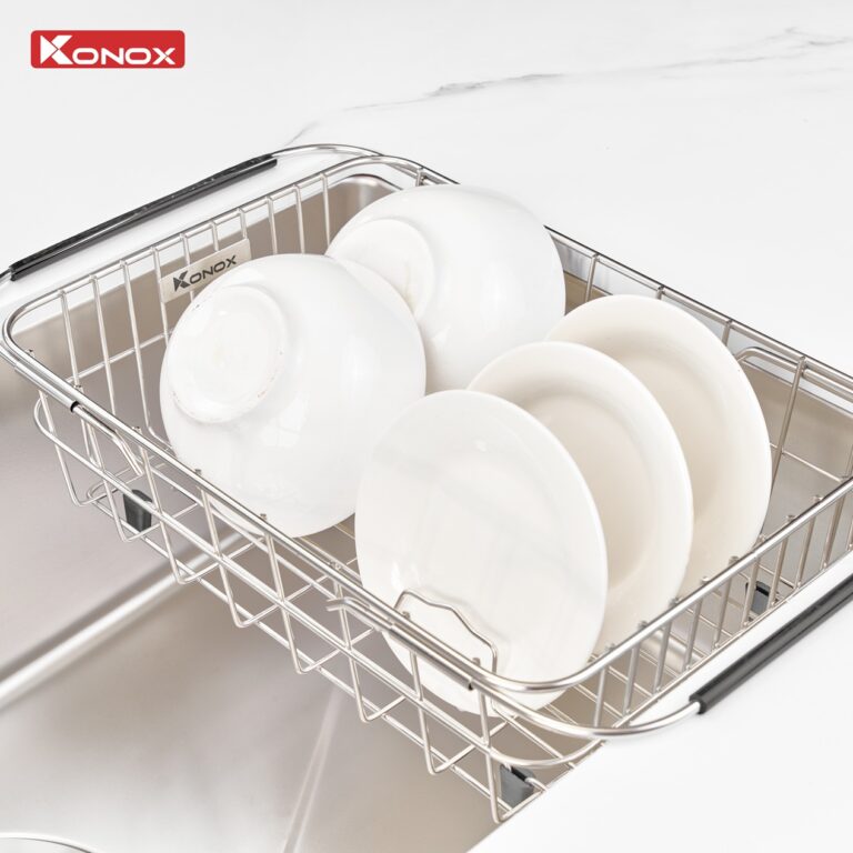 Chậu rửa bát phong cách Nhật bề mặt mịn Tari 870SM 5 Chậu rửa bát phong cách Nhật bề mặt mịn Tari 870SM