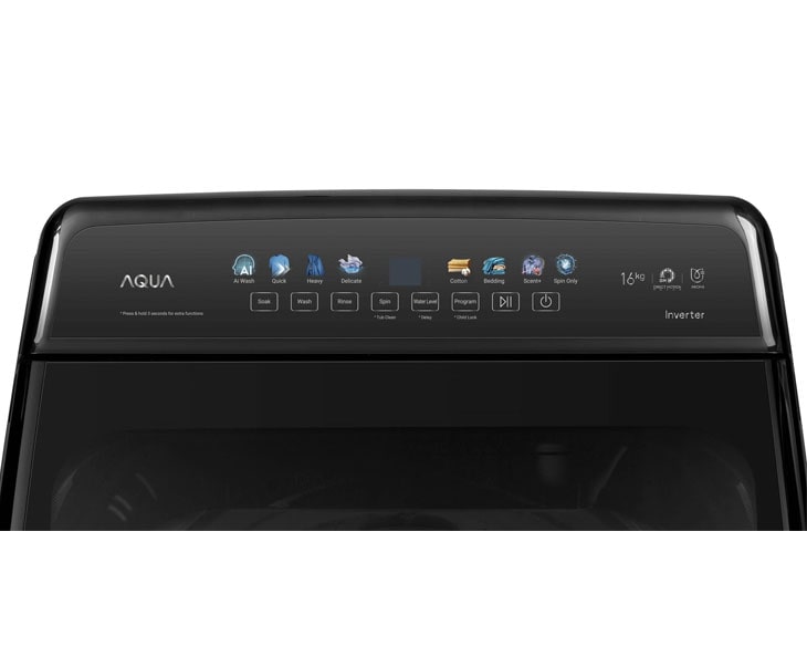 MÁY GIẶT AQUA INVERTER 16 KG AWM16-B2158L(B) 31 MÁY GIẶT AQUA INVERTER 16 KG AWM16-B2158L(B)