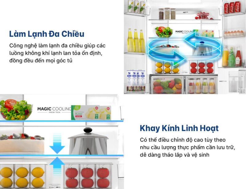 TỦ LẠNH AQUA INVERTER 522 LÍT AQR-MA600XA(WGL)U1 54 TỦ LẠNH AQUA INVERTER 522 LÍT AQR-MA600XA(WGL)U1
