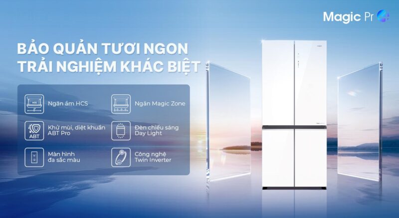 TỦ LẠNH AQUA INVERTER 529 LÍT AQR-M600XA(GC) 5 TỦ LẠNH AQUA INVERTER 529 LÍT AQR-M600XA(GC)