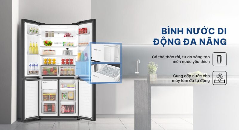 TỦ LẠNH AQUA INVERTER 522 LÍT AQR-MA600XA(KGC)U1 14 TỦ LẠNH AQUA INVERTER 522 LÍT AQR-MA600XA(KGC)U1