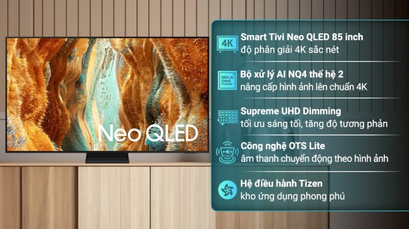 Smart Tivi Samsung Neo QLED 4K 85 Inch QA85QN70F 5 Smart Tivi Samsung Neo QLED 4K 85 Inch QA85QN70F