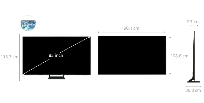 Smart Tivi QLED Samsung 4K 85 Inch QA85Q60DA 3 Smart Tivi QLED Samsung 4K 85 Inch QA85Q60DA