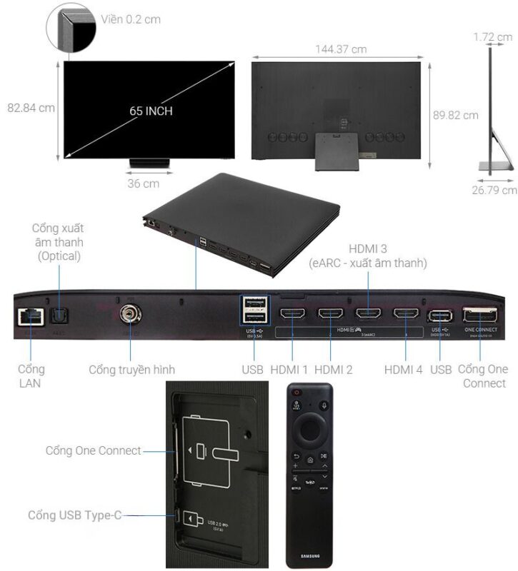 Smart Tivi Samsung Neo QLED 8K 65 Inch QA65QN800D 9 Smart Tivi Samsung Neo QLED 8K 65 Inch QA65QN800D