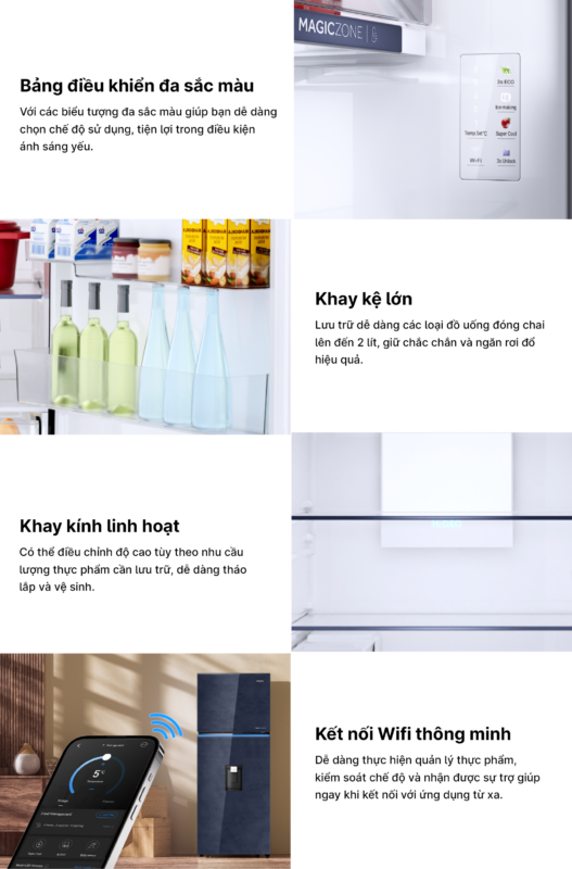 TỦ LẠNH AQUA INVERTER 550 LÍT AQR-S612XA(CBC) 40 TỦ LẠNH AQUA INVERTER 550 LÍT AQR-S612XA(CBC)