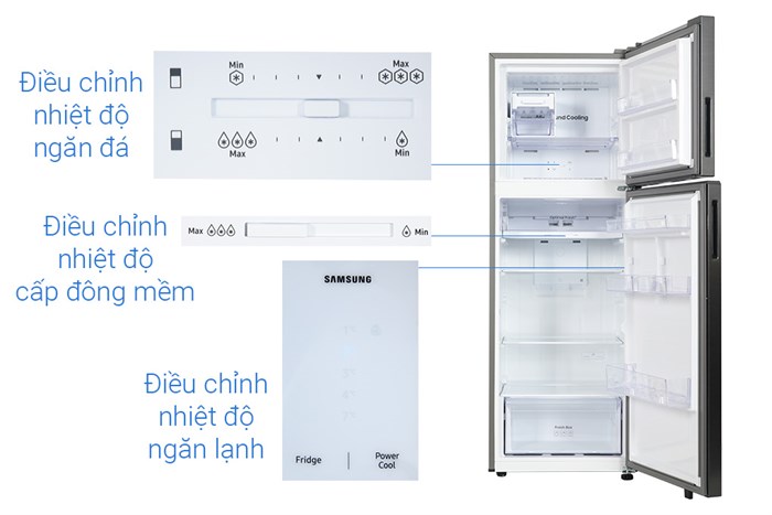Tủ lạnh Samsung Inverter 305 lít RT31CG5424B1SV 5 Tủ lạnh Samsung Inverter 305 lít RT31CG5424B1SV