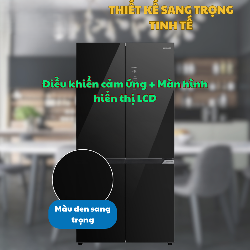 TỦ LẠNH MALLOCA KITCHEN-FIT MF428SBI 2 TỦ LẠNH MALLOCA KITCHEN-FIT MF428SBI