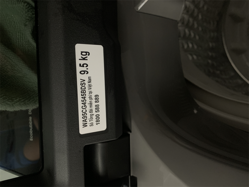 Máy giặt Samsung Inverter 9.5 kg WA95CG4545BDSV 38 Máy giặt Samsung Inverter 9.5 kg WA95CG4545BDSV