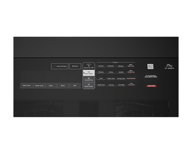 MÁY GIẶT HITACHI 25 KG SF-250ZFVAD(SS) 26 MÁY GIẶT HITACHI 25 KG SF-250ZFVAD(SS)