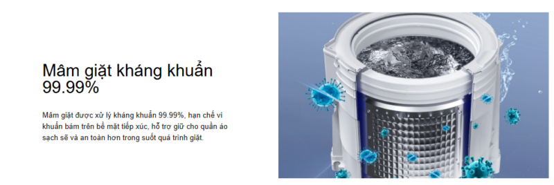 MÁY GIẶT AQUA INVERTER 11 KG AWM11-B316L(B) 17 MÁY GIẶT AQUA INVERTER 11 KG AWM11-B316L(B)